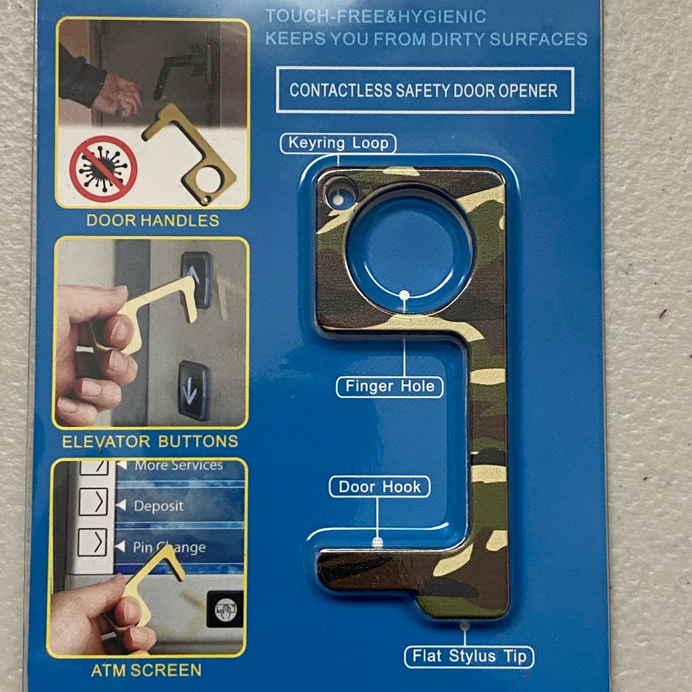 Germ free touchless key